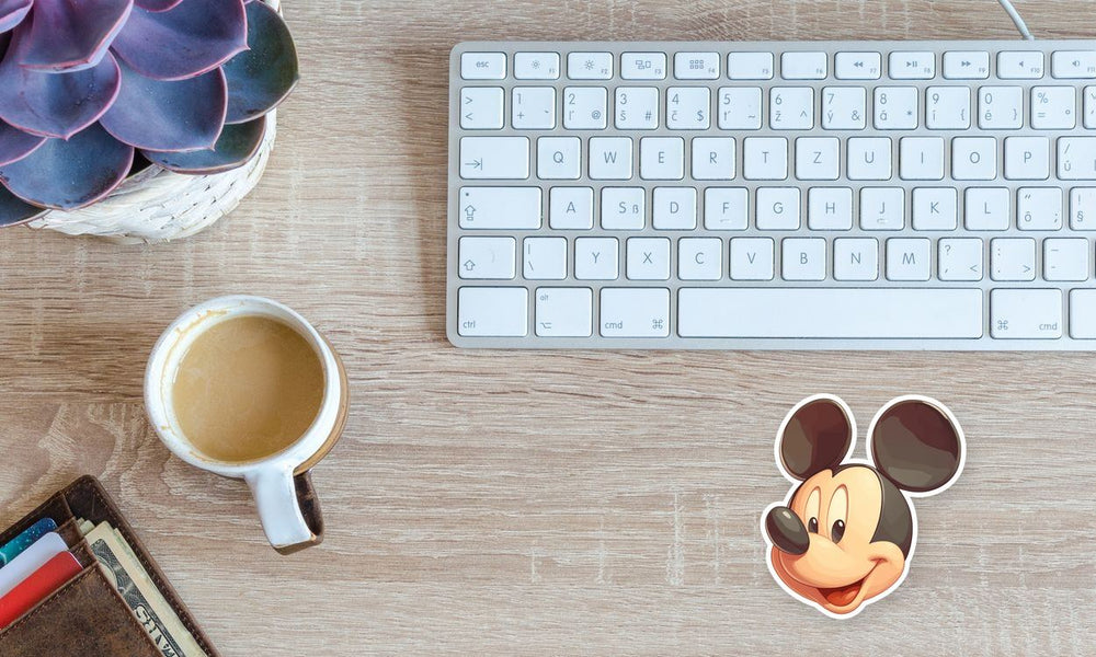 Mickey Mouse Head Sticker