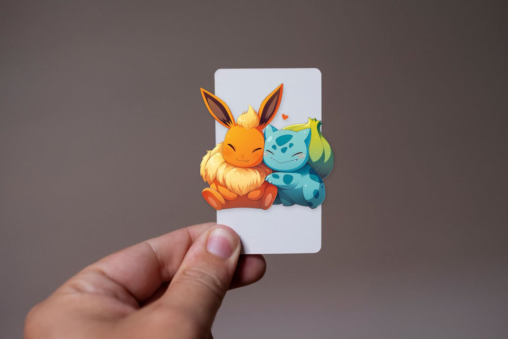 Flareon & Bulbasaur Friendship Sticker