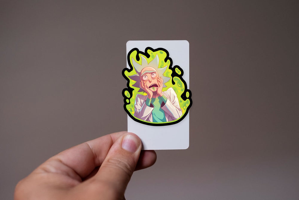Rick and Morty Rick Sanchez Toxic Sticker