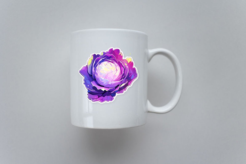 Purple Cabbage Sticker