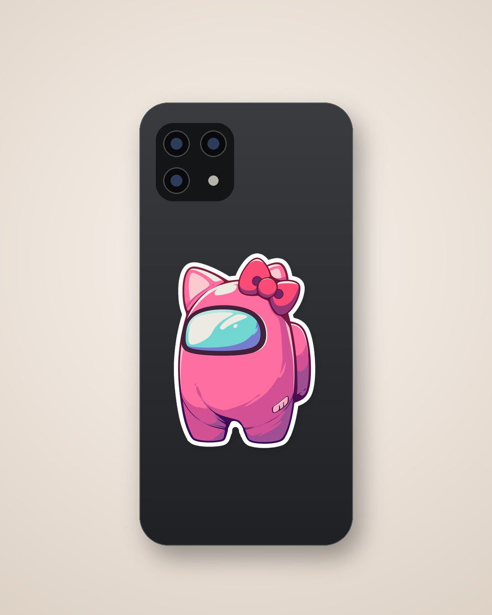 Hello Kitty Among Us Pink Sticker