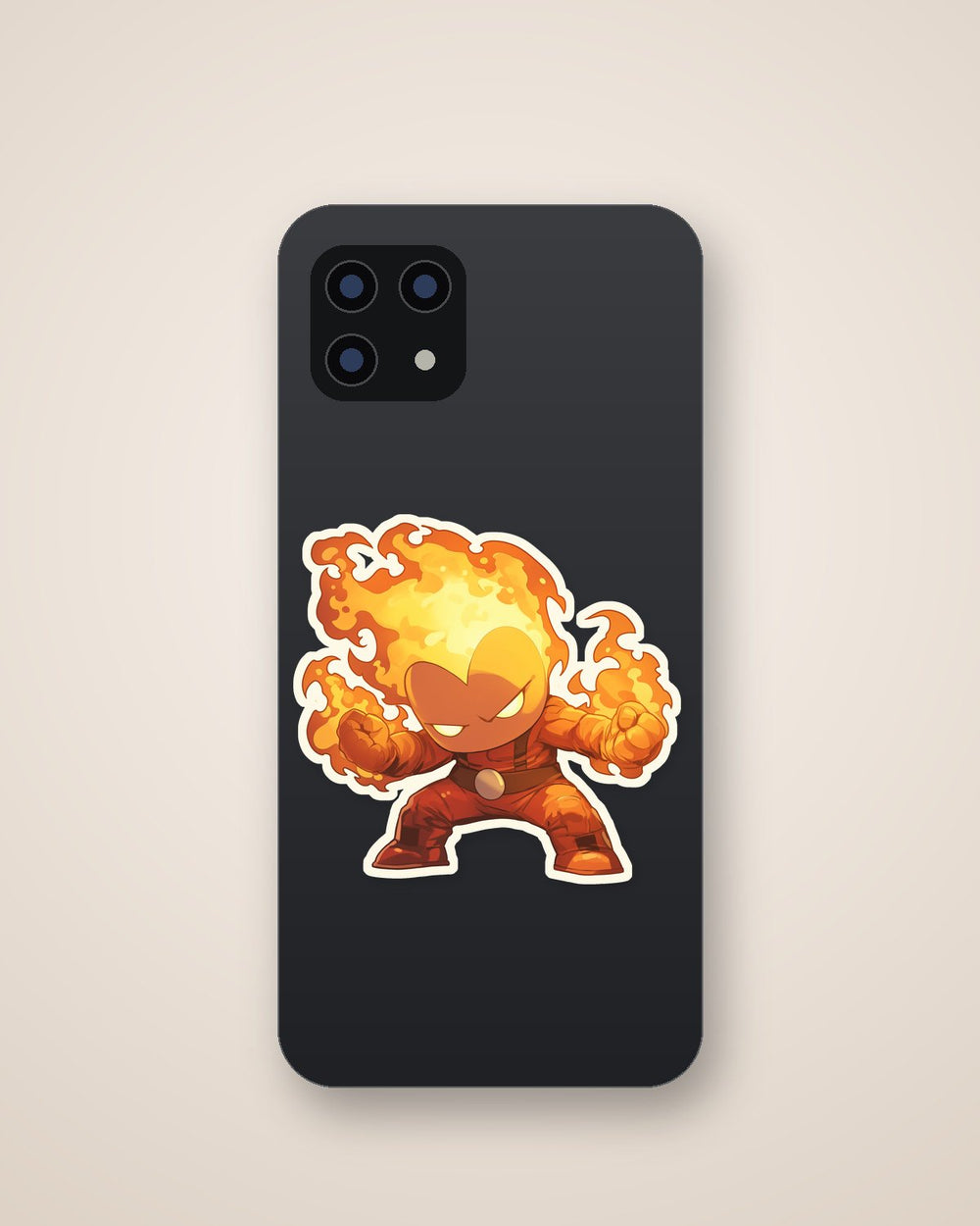 Marvel Human Torch Retro Sticker