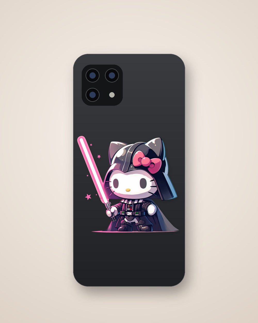Hello Kitty Darth Vader Cosplay Sticker