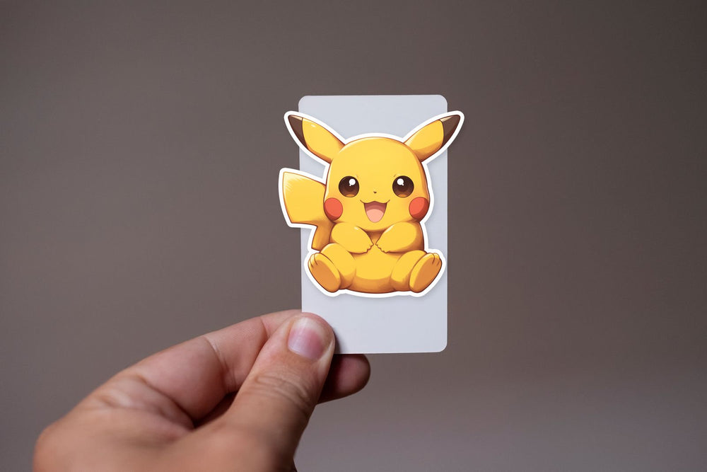Chibi Pikachu Pokemon Sticker