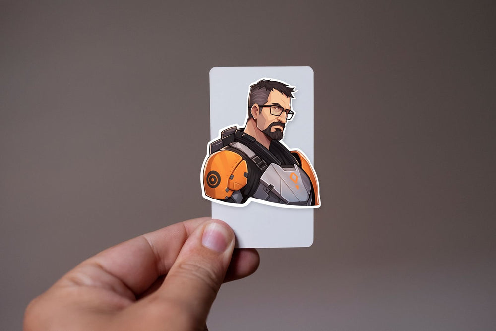 Half-Life Gordon Freeman Aesthetic Sticker