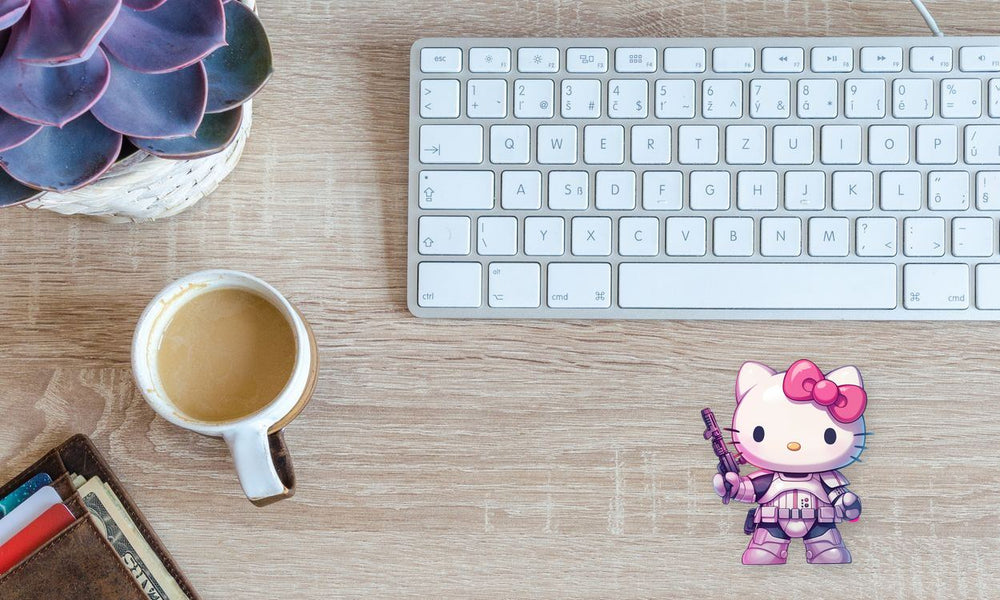 Hello Kitty Stormtrooper Star Wars Clipart Sticker