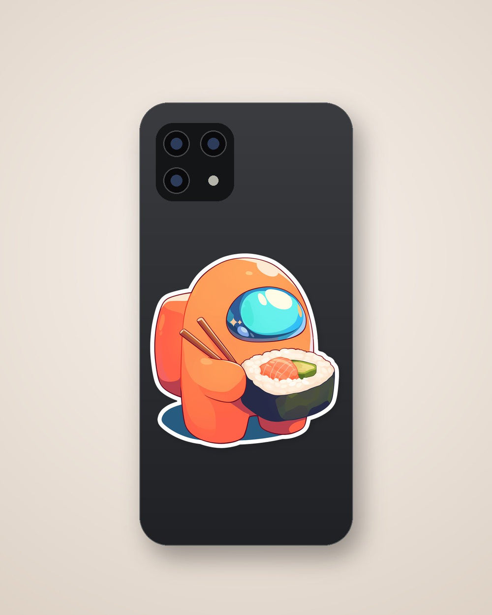 Among Us Sushi Roll Sticker