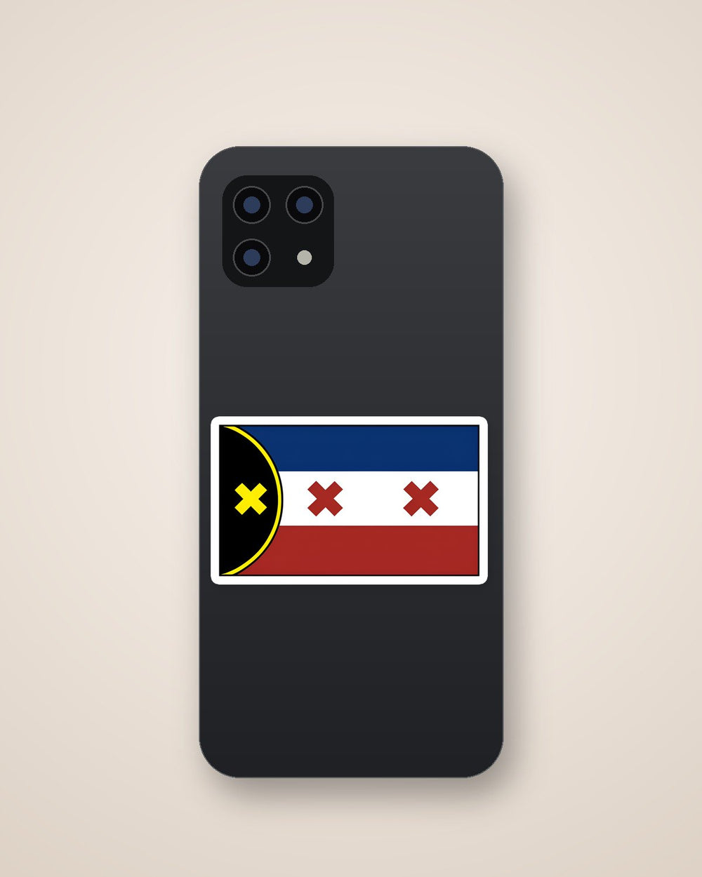 Dream Smp L’Manburg Flag Sticker