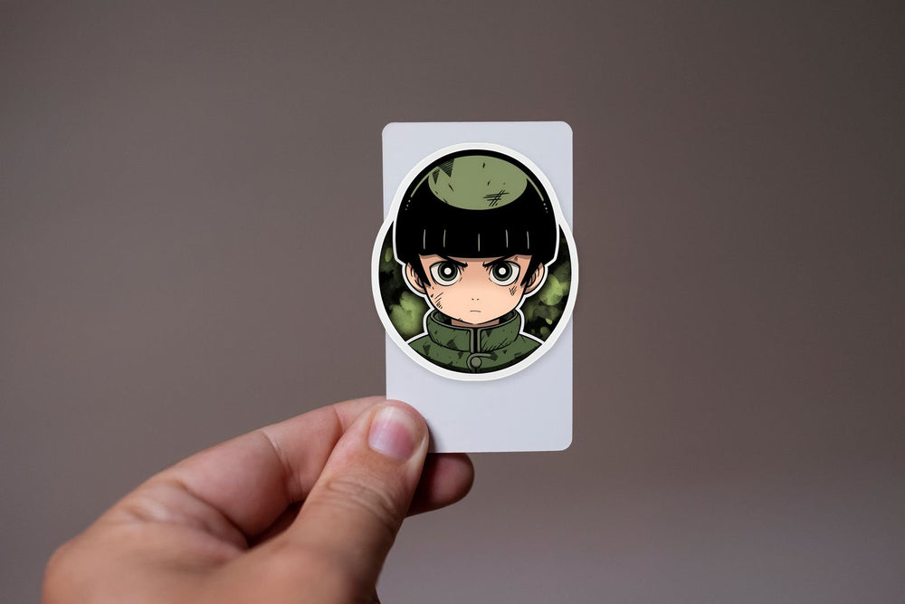 Naruto Rock Lee Round Sticker