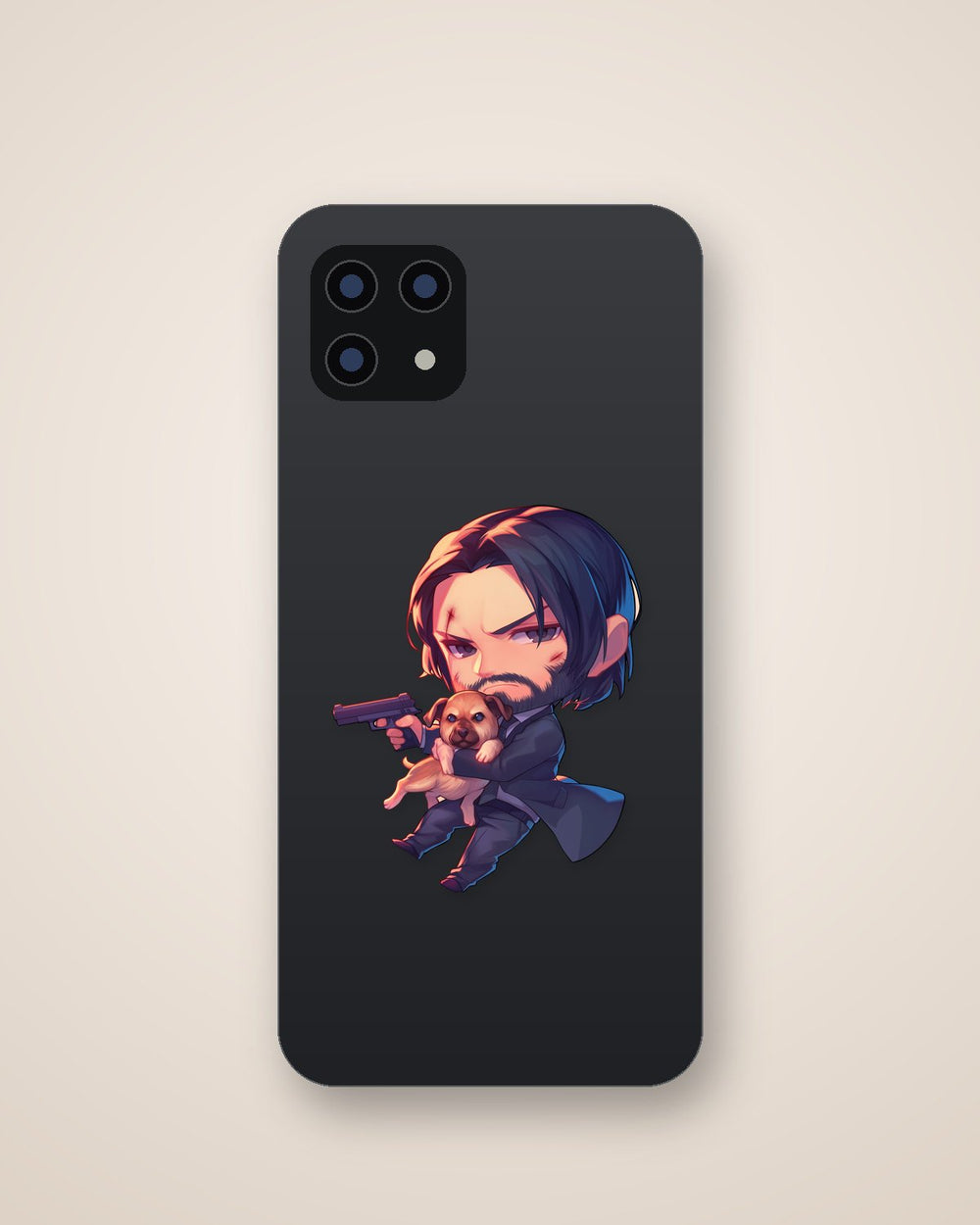 Chibi John Wick Doggo Sticker