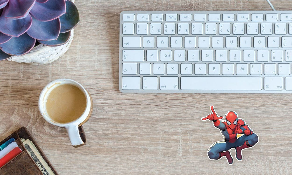 Spider-Man Action Pose Sticker
