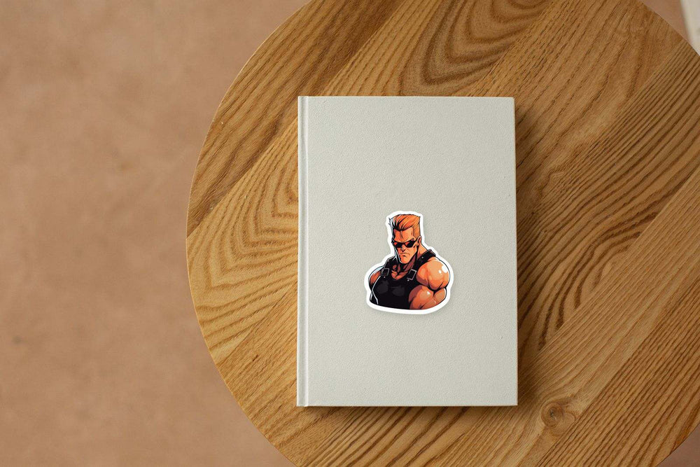 Cool Duke Nukem Sticker
