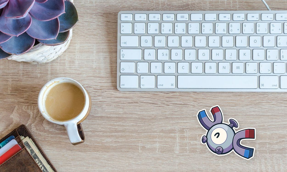 Cool Magnemite Pokemon Sticker