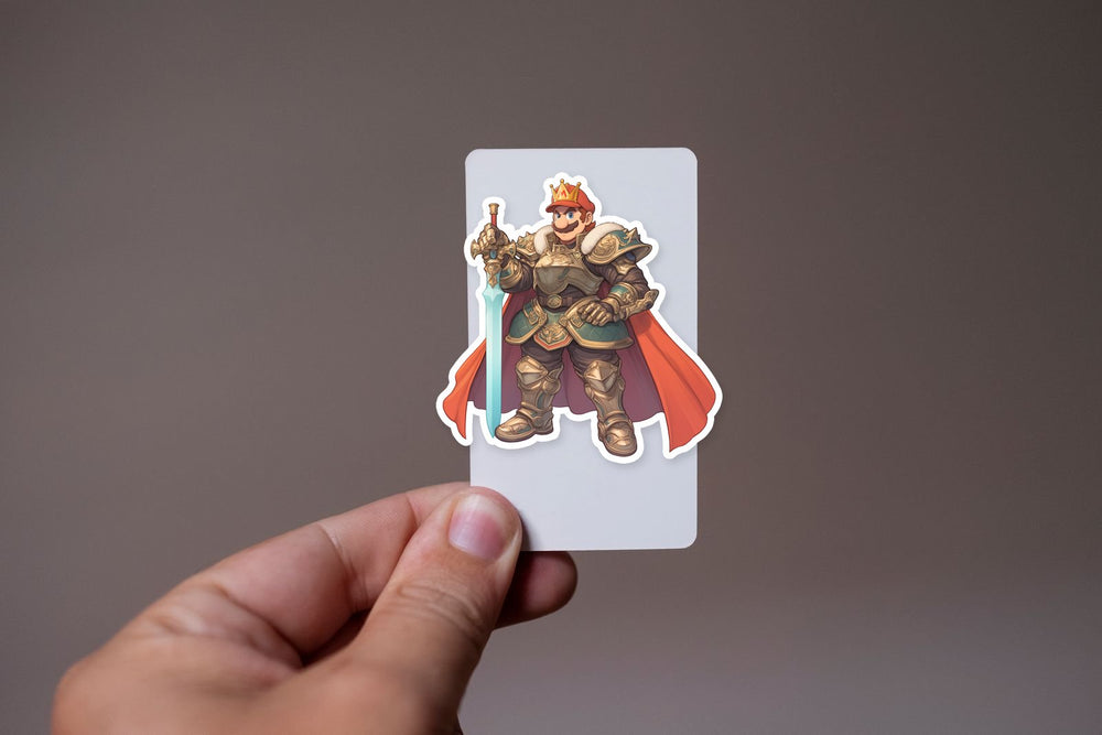 King Mario Fantasy Armor Sticker
