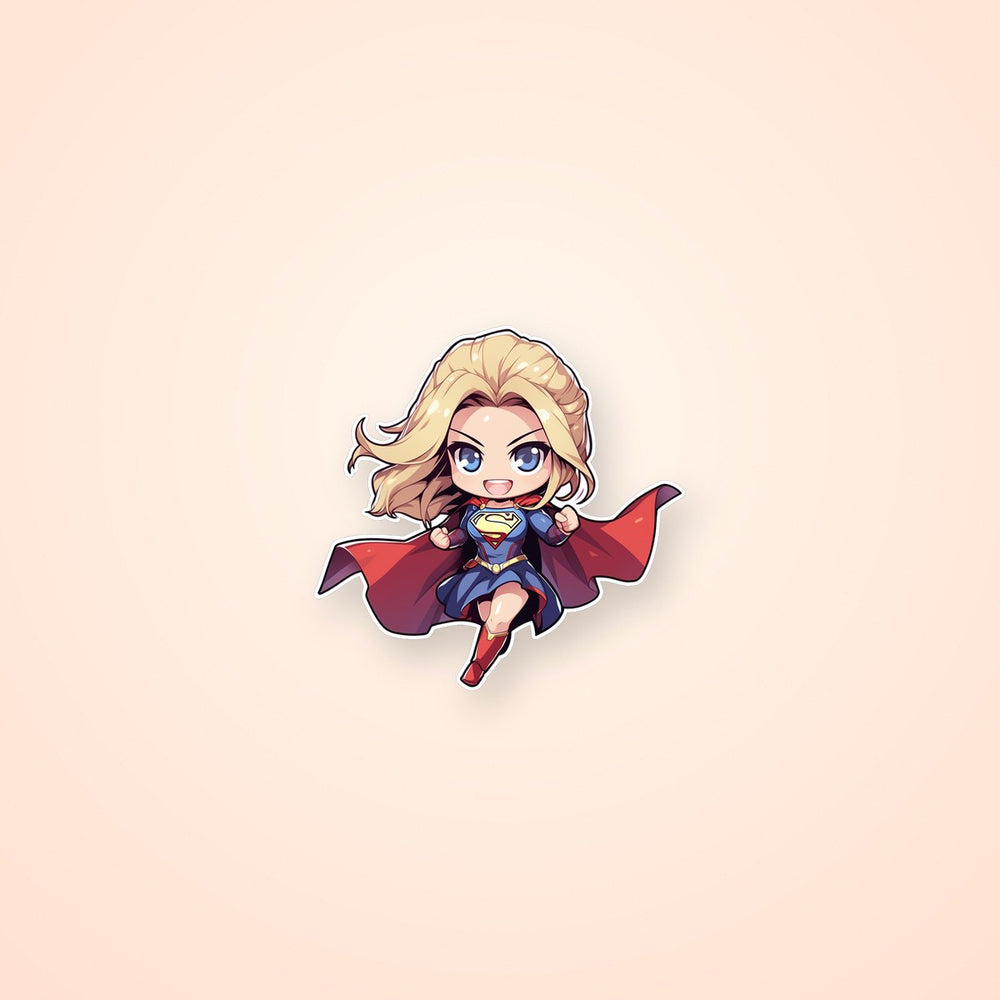 Chibi Supergirl DC Comics Sticker