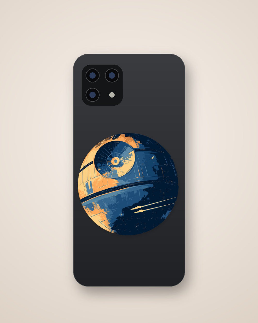 Death Star Retro Sticker