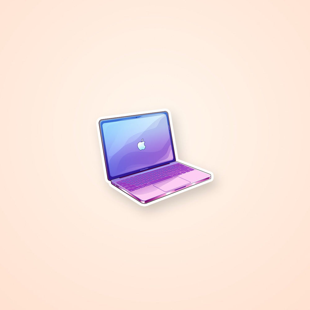 Pastel Macbook Aesthetic Laptop Sticker