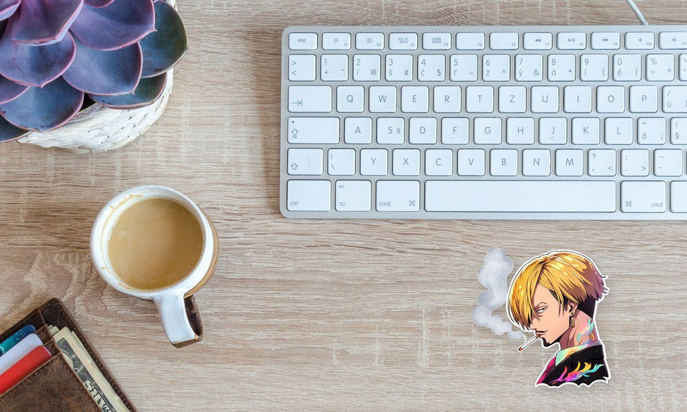 Sanji Smoking One Piece Sticker