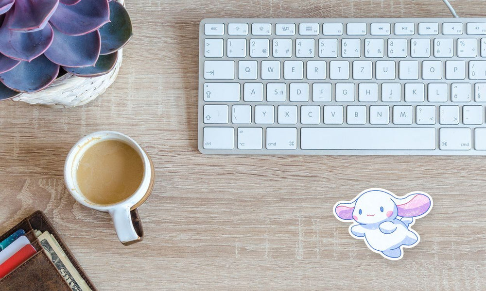 Kawaii Cinnamoroll Flying Cute Sticker