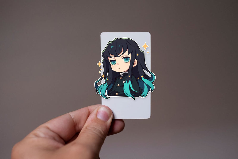 Muichiro Tokito Kawaii Demon Slayer Sticker