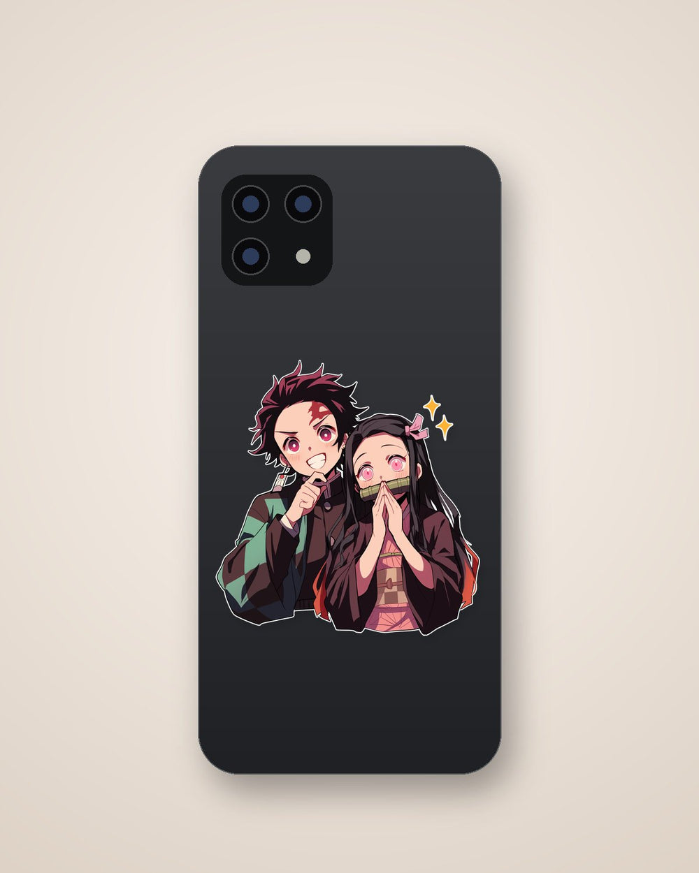 Tanjiro and Nezuko Happy Demon Slayer Sticker