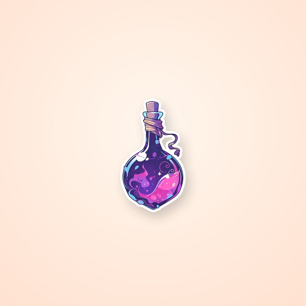 Purple Wizard Potion Sticker