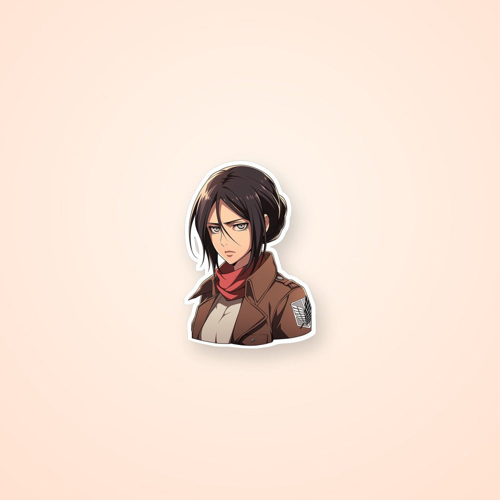 Aot Mikasa Ackerman Anime Sticker