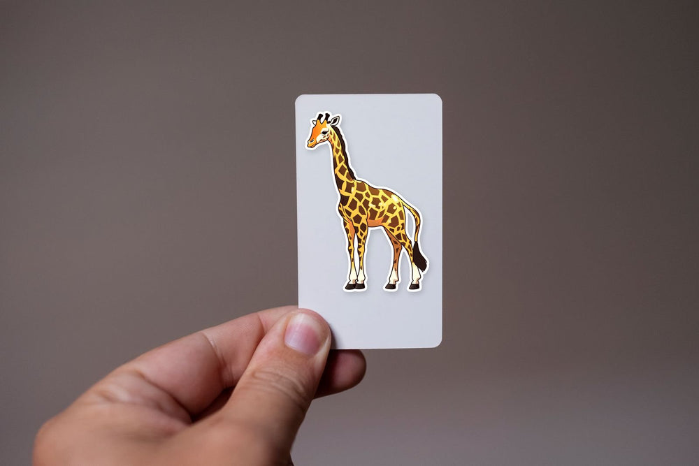 Aesthetic Giraffe Art Sticker