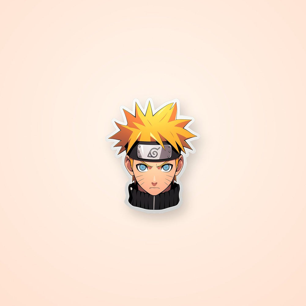 Serious Naruto Head Sticker