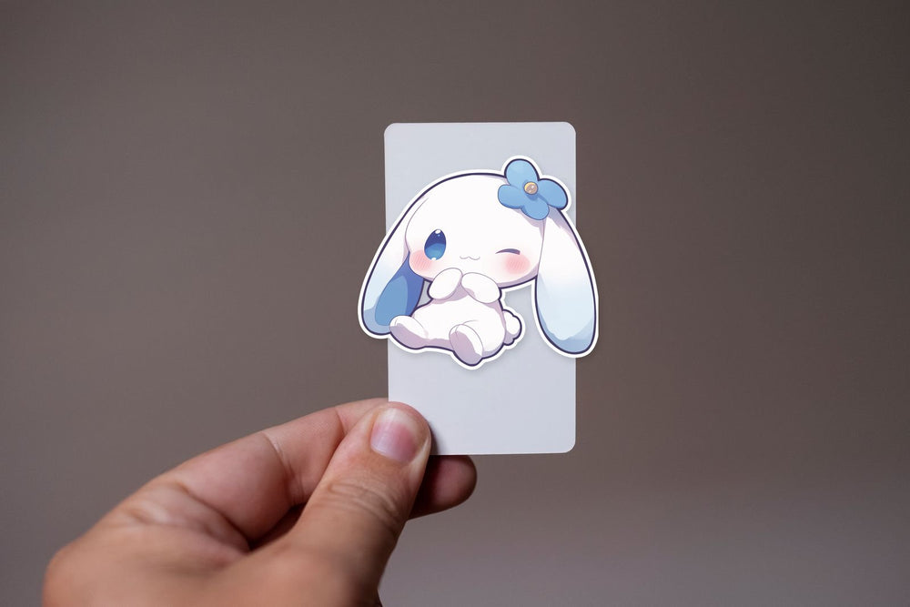 Cute Cinnamoroll with Flower Sticker
