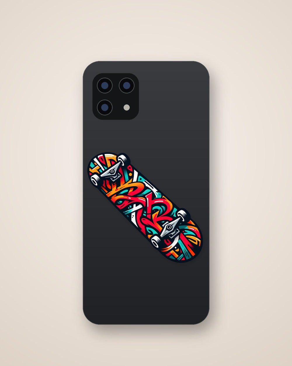 Graffiti Skateboard Colorful Sticker