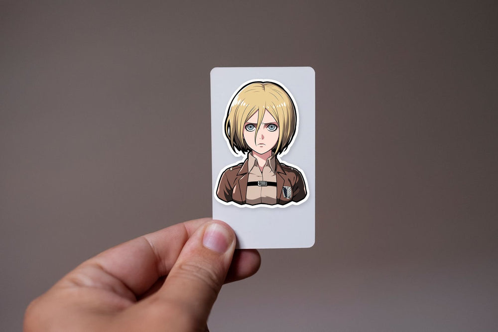 Attack on Titan Angry Historia Reiss Sticker