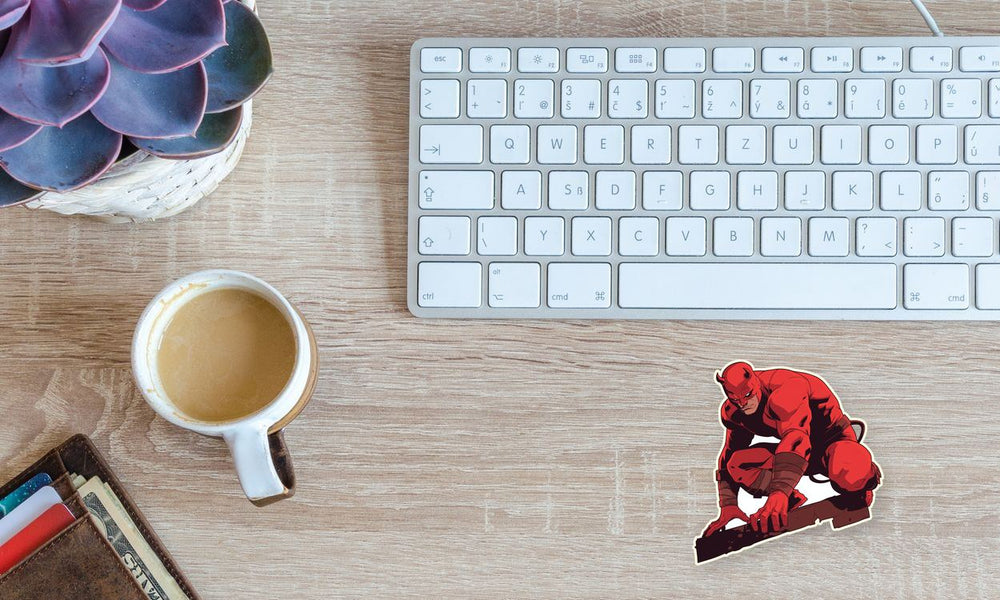 Daredevil Retro Comic Marvel Superhero Sticker