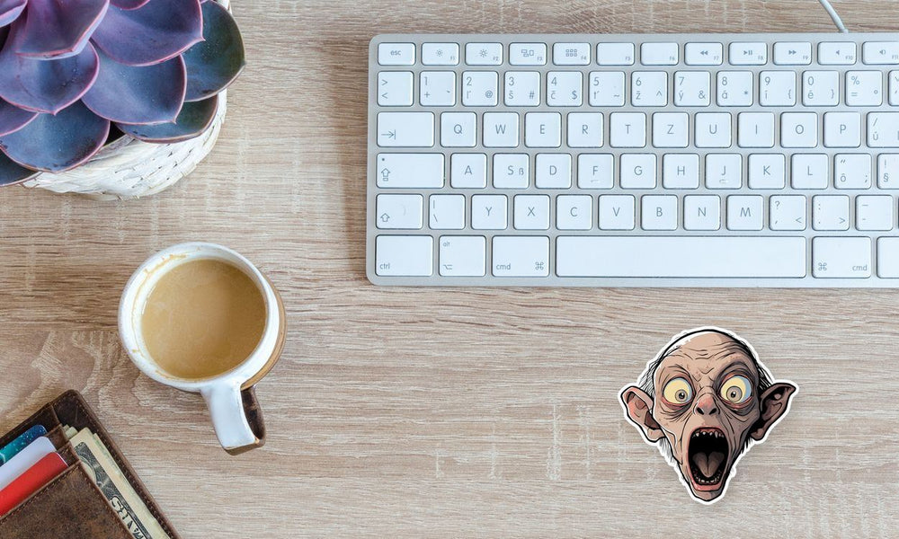 Lord of the Rings Scary Gollum Sticker