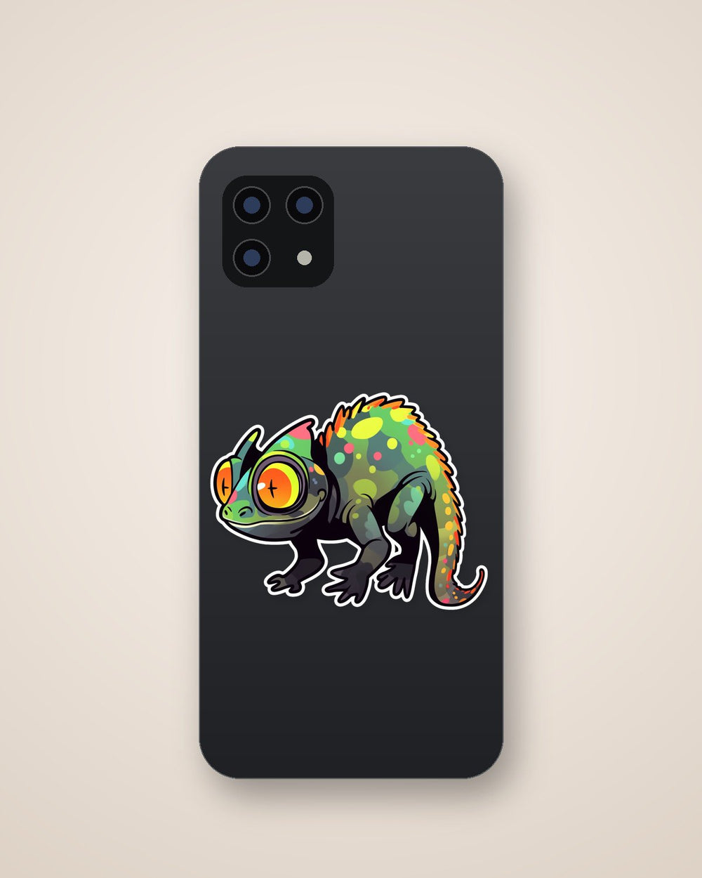 Funny Art Lizard Sticker