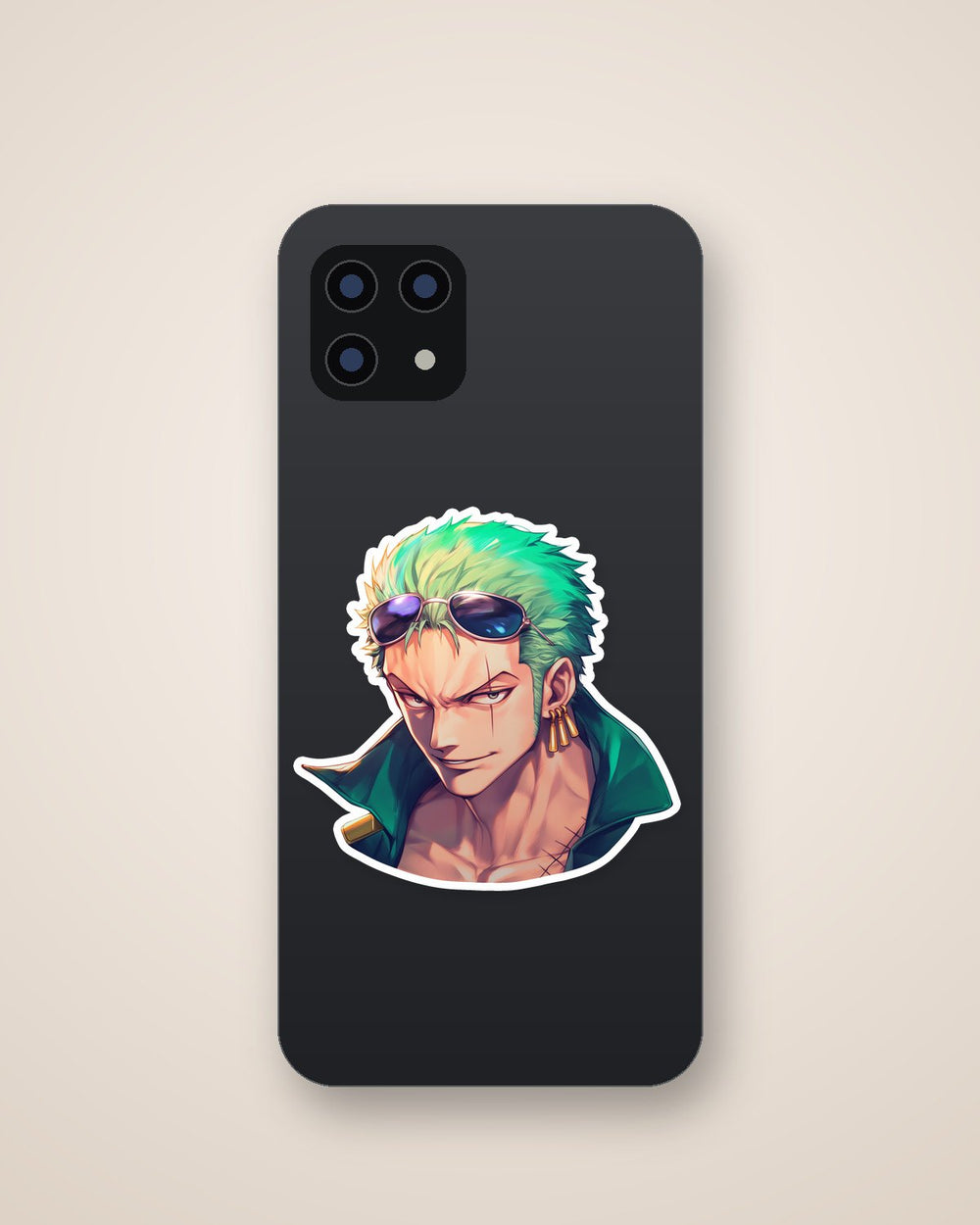 One Piece Stunning Zoro Anime Sticker