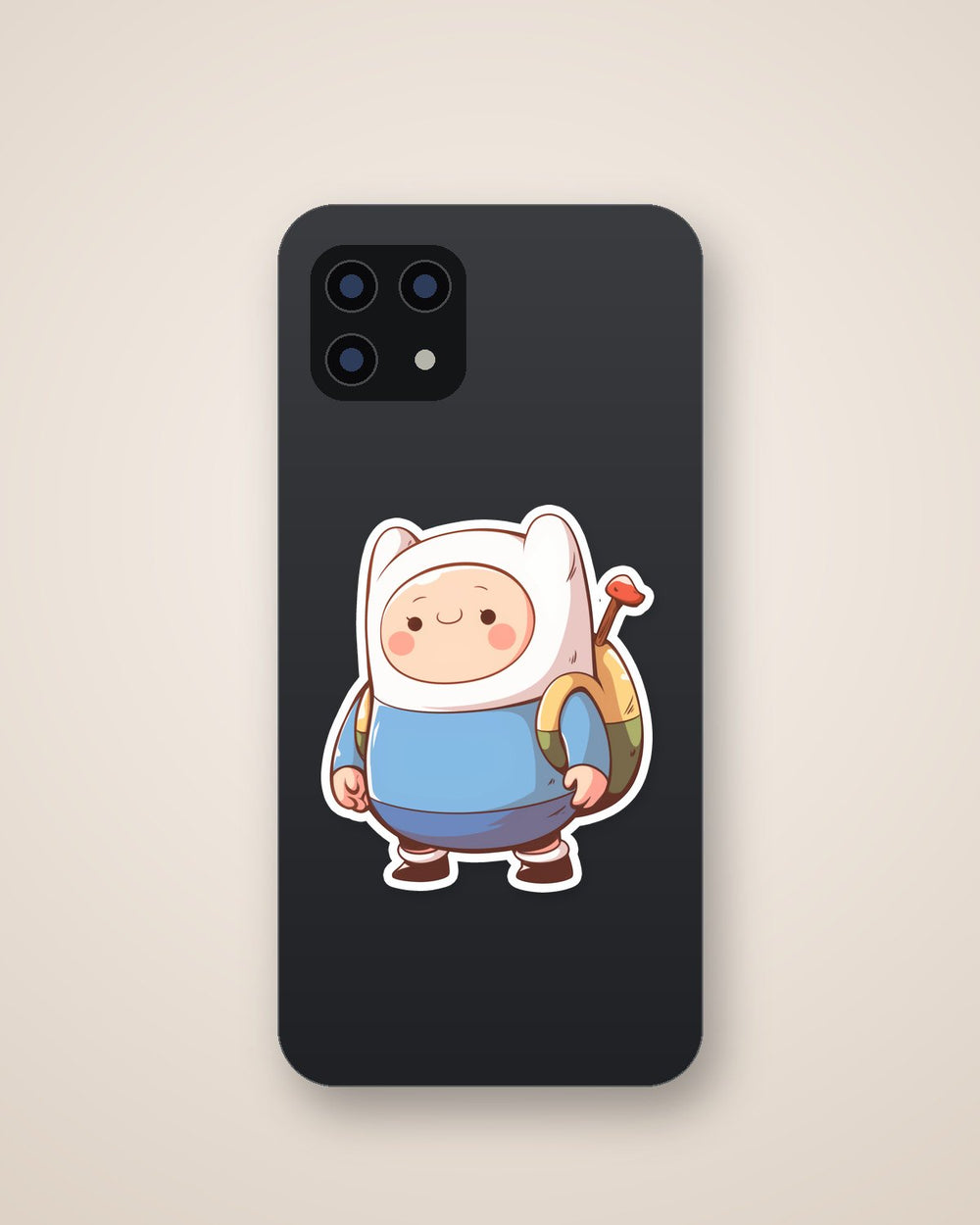 Kawaii Finn the Human Adventure Time Sticker