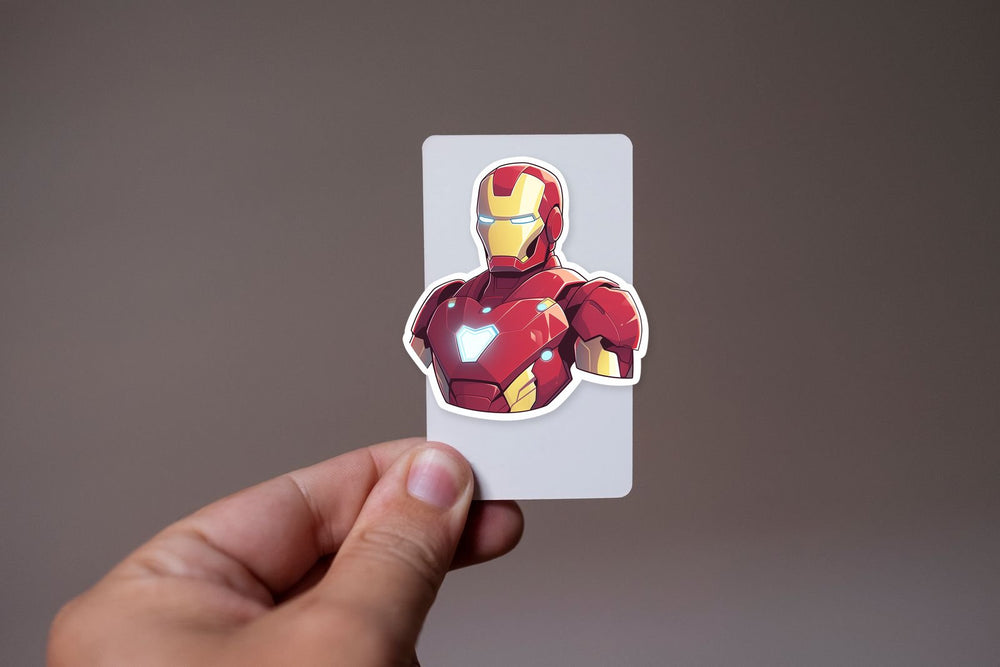 Marvel Iron Man Bust Sticker