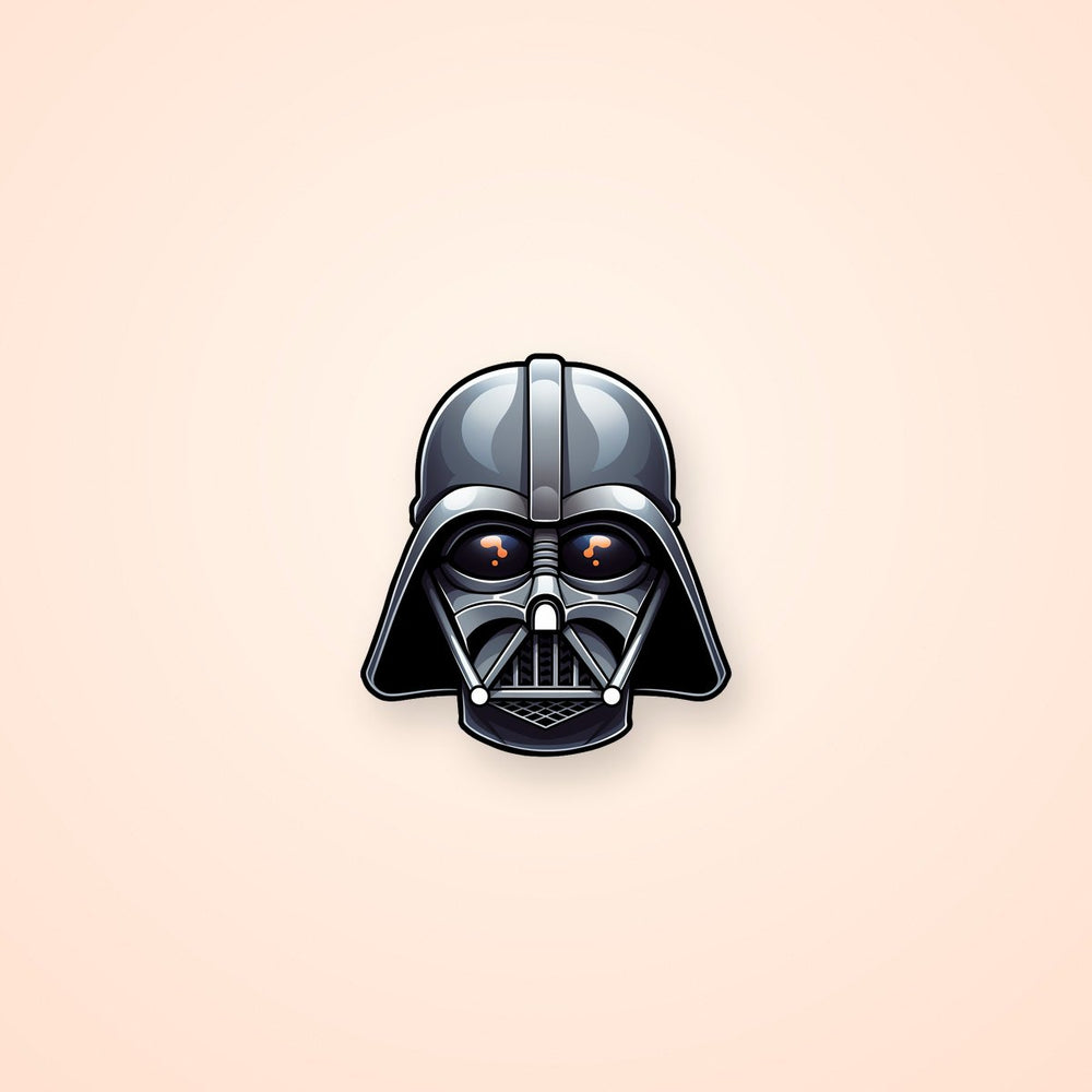 Star Wars Darth Vader Head Cartoon Sticker