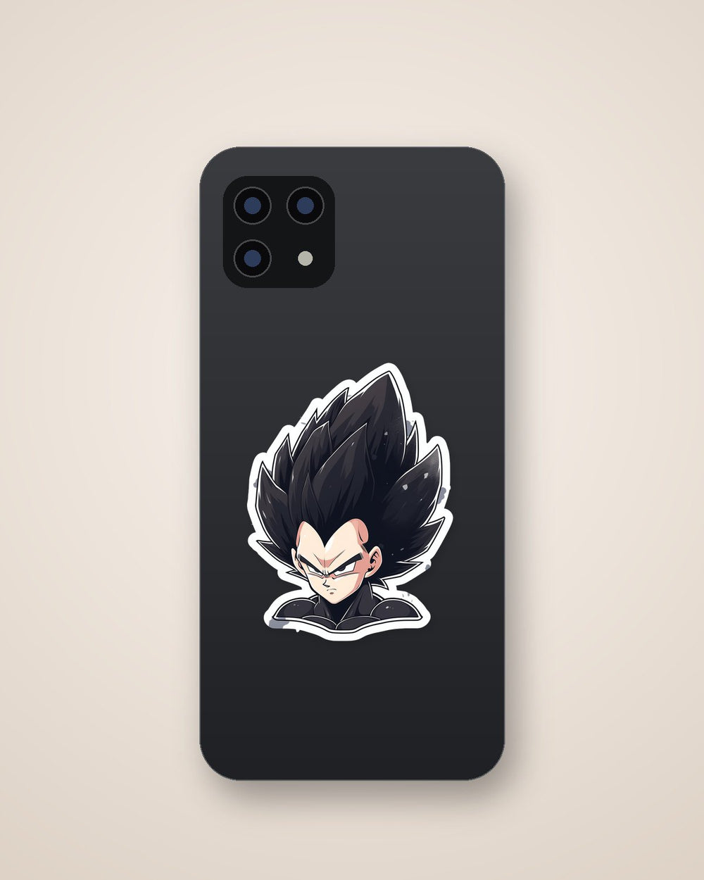 Dragon Ball Angry Vegeta Anime Sticker