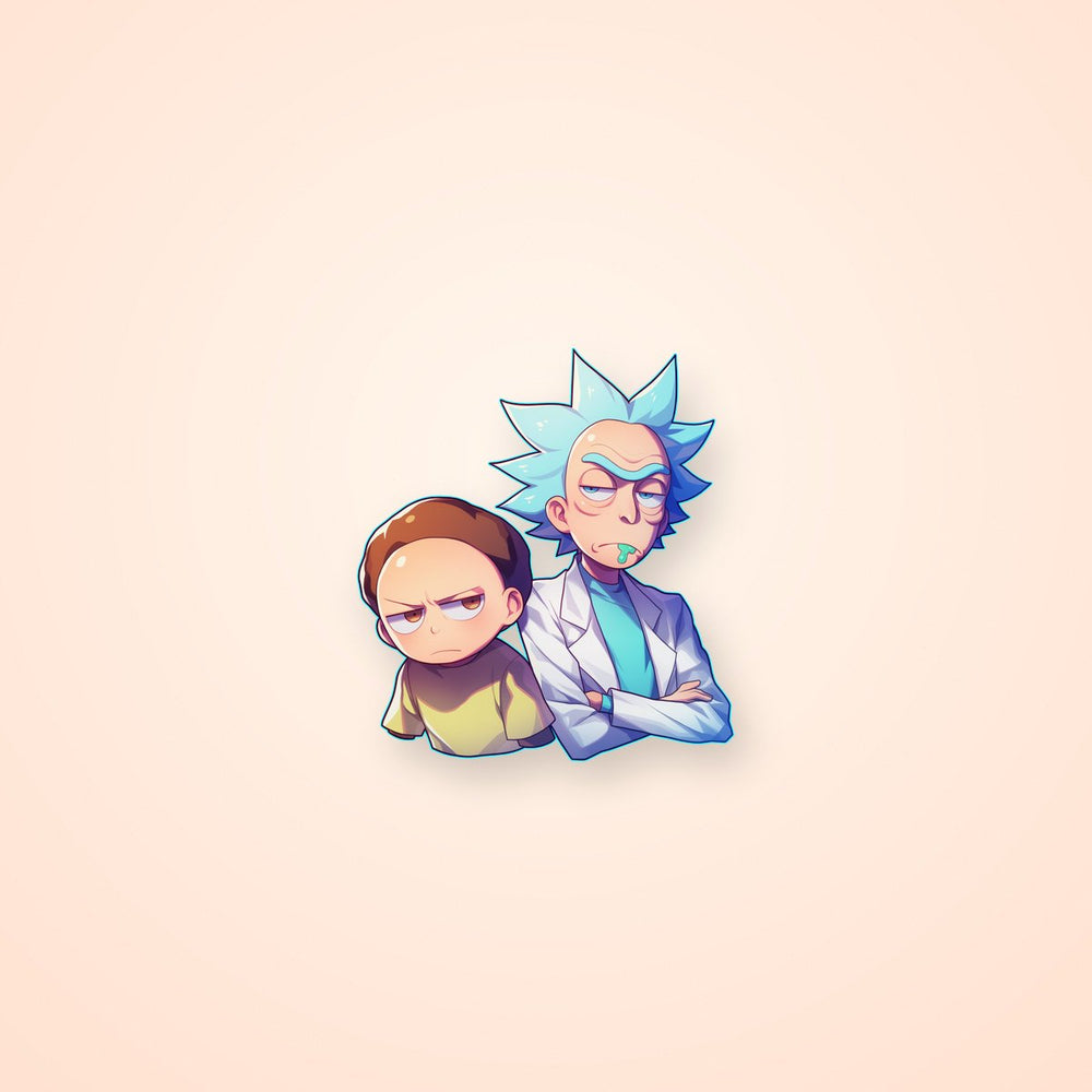 Rick and Morty Gang Sticker