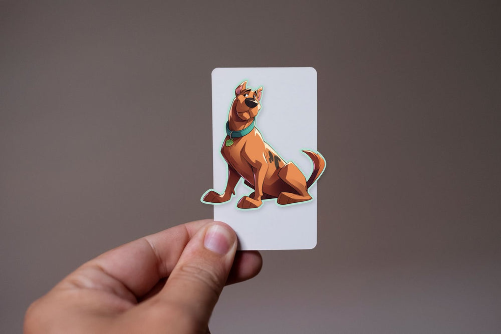 Scooby Doo Cartoon Dog Sticker