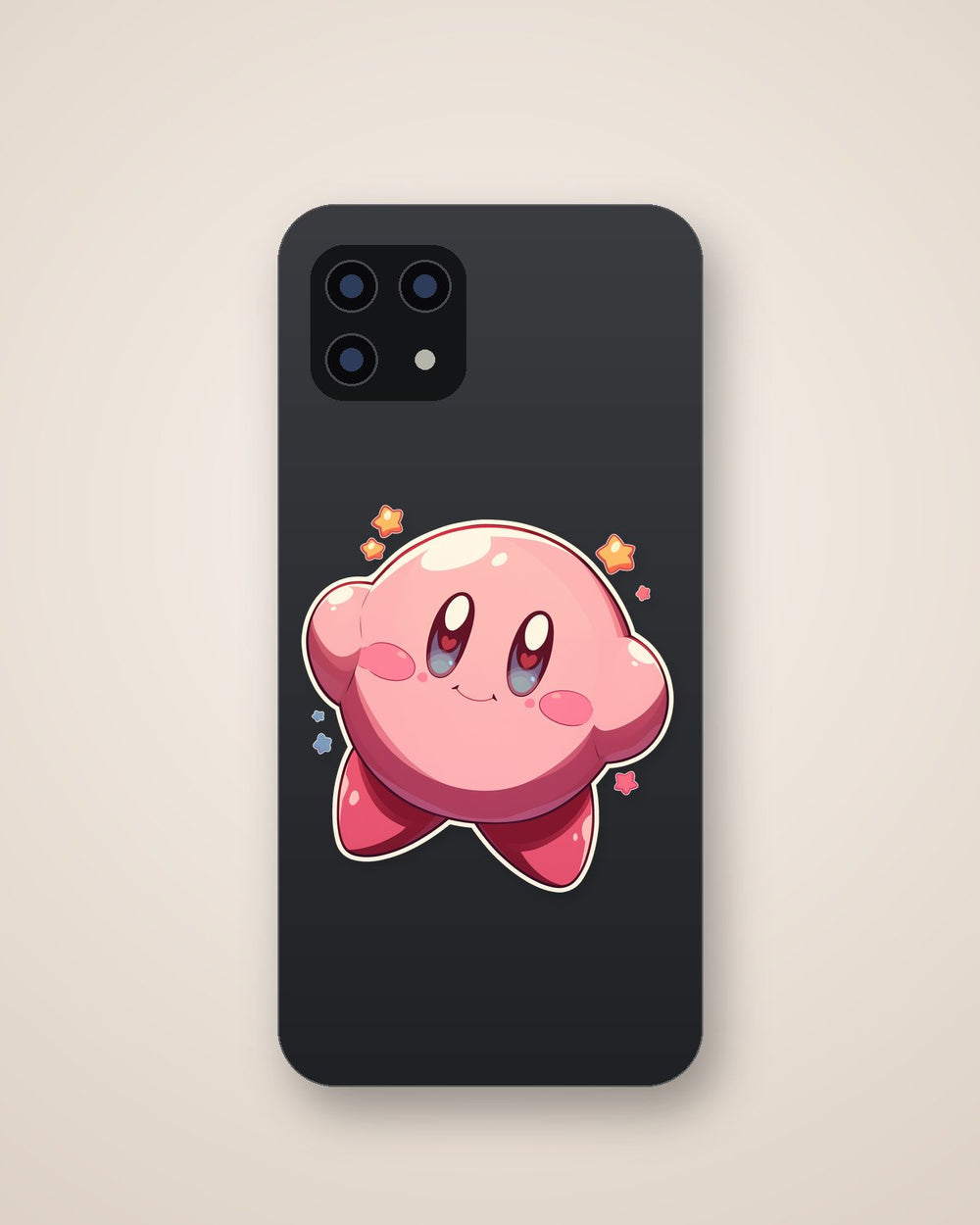 Kirby Happy Pink Star Sticker
