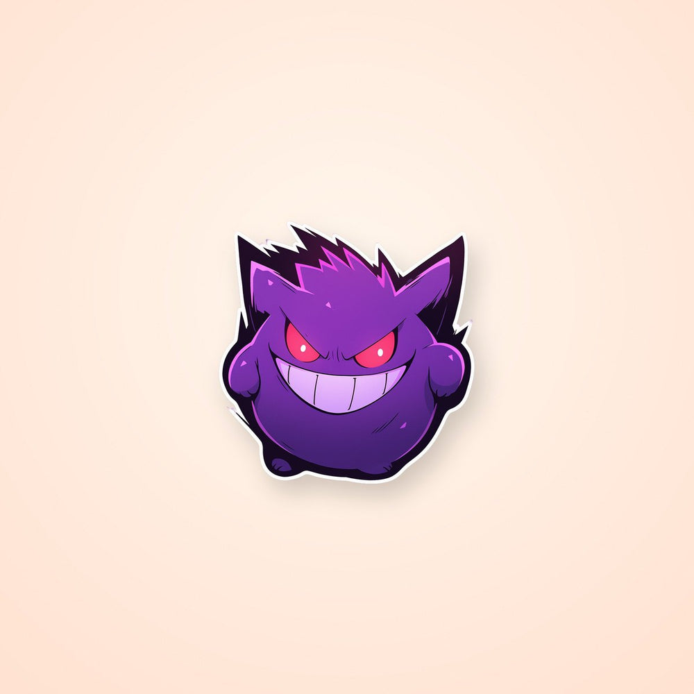 Pokemon Spooky & Funny Gengar Sticker