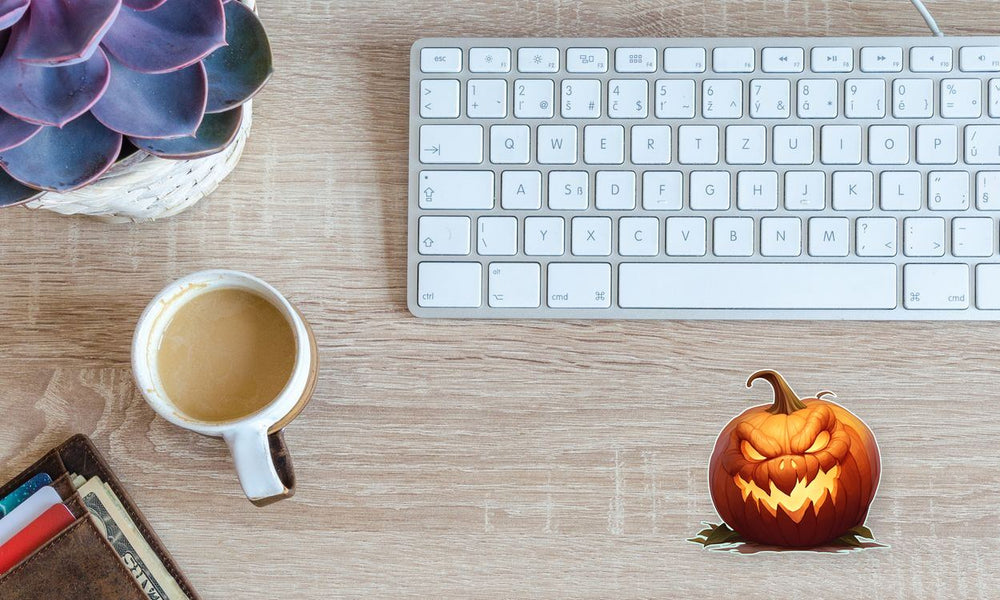 Sinister Jack O’Lantern Pumpkin Sticker