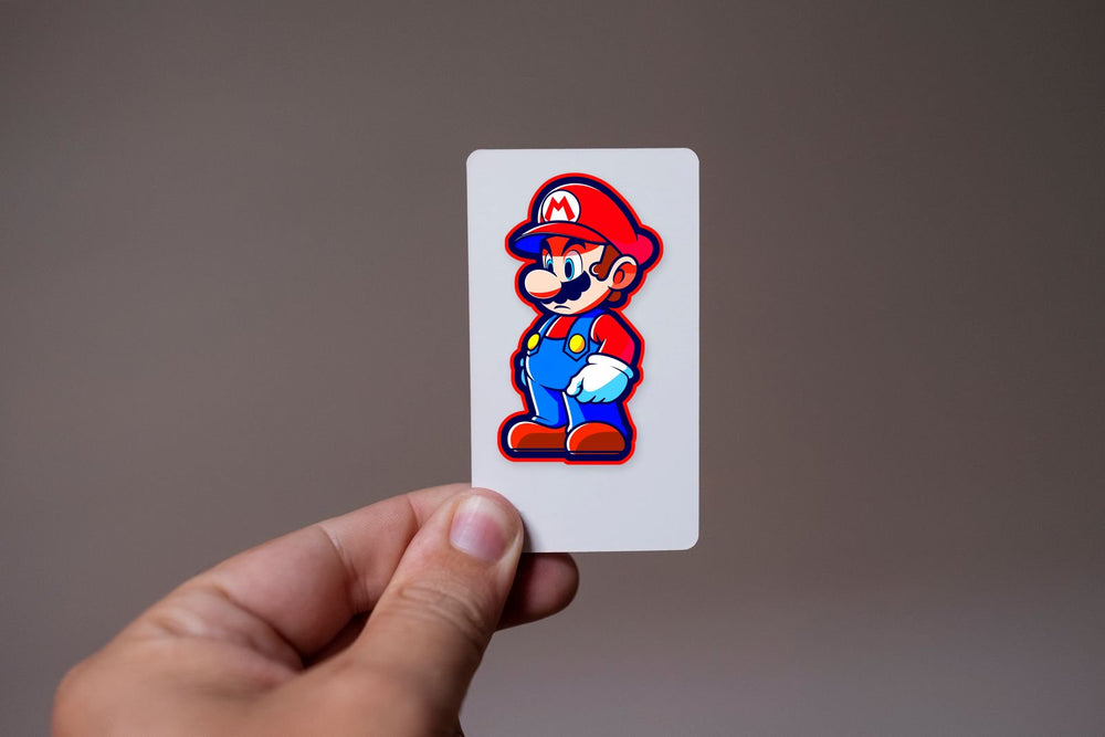 Mario Red Stroke Sticker