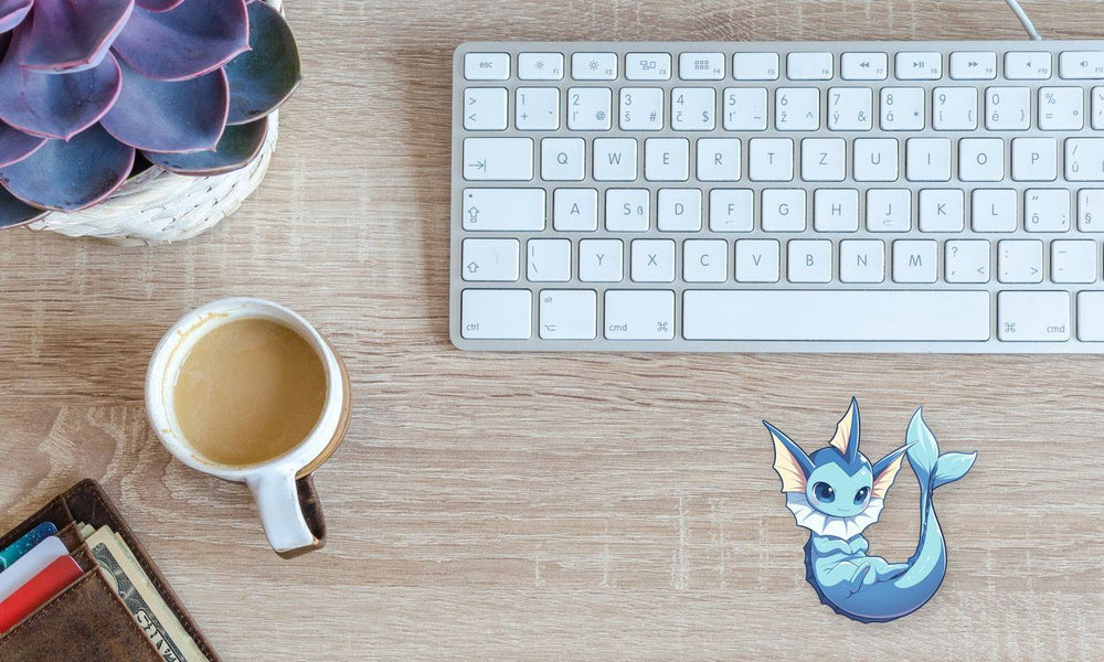 Vaporeon Cute Pokemon Sticker