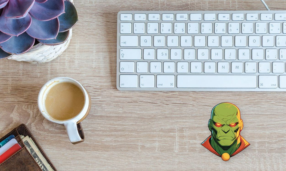 Martian Manhunter Clipart Sticker