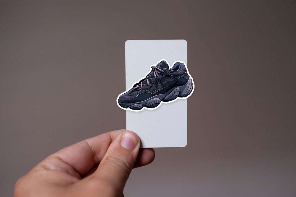 Black Yeezy 500 Sneaker Sticker