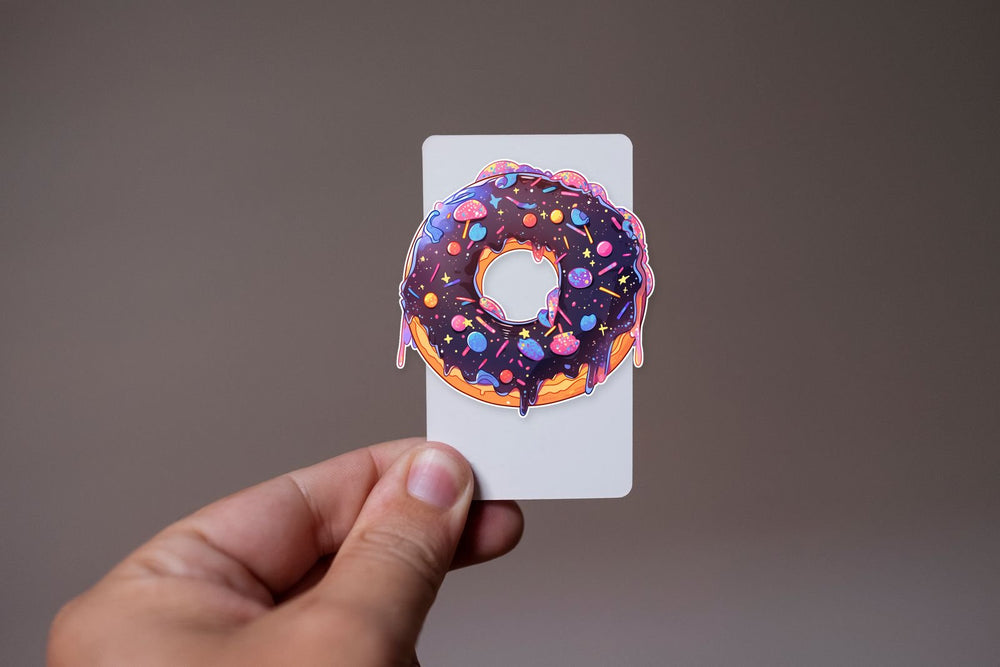 Melting Chocolate Donut Sticker